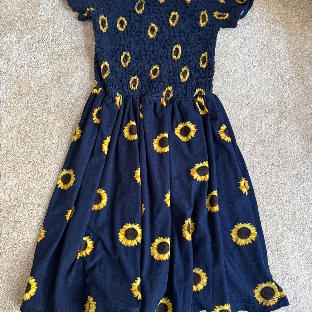 Sunflower Print Dress